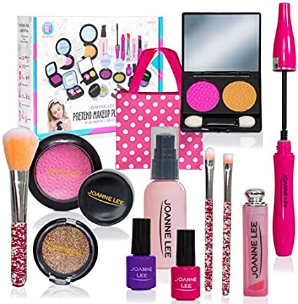 Kids Pretend Makeup 13 Piece Play Set by Joanne Lee