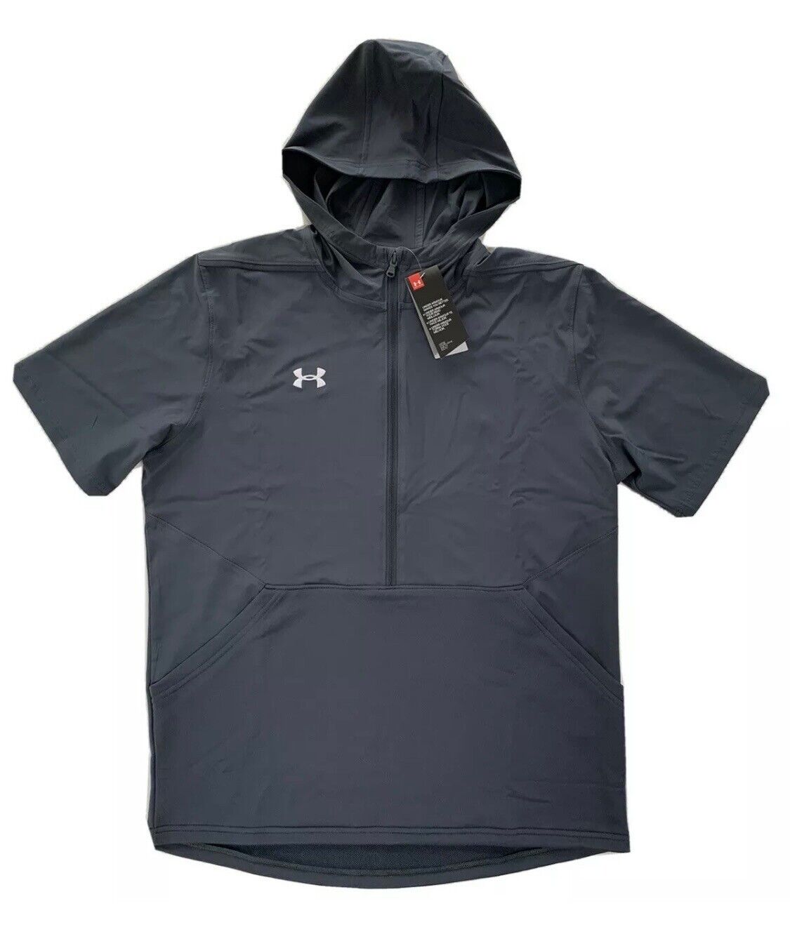 Under Armour Men's EVO Short Sleeve Cage Jacket - Charcoal Gray