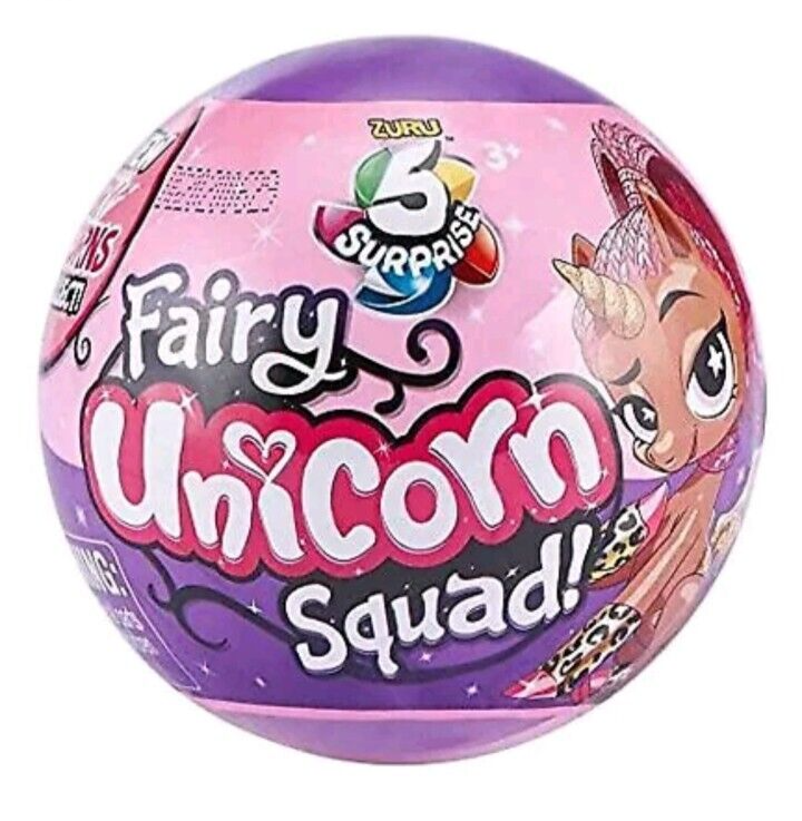 5 Surprise Fairy Unicorn Squad Mystery Ball NWT